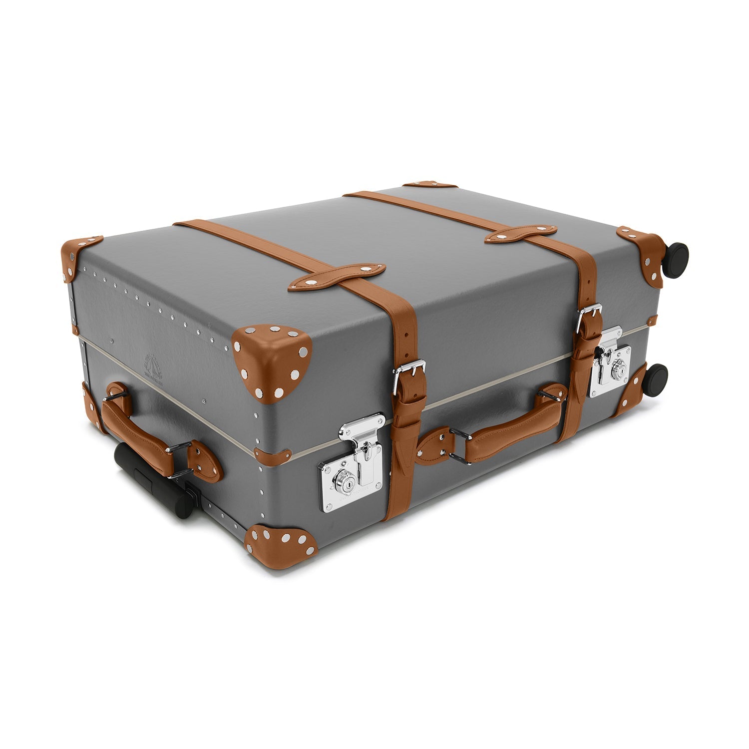 Centenary · Large Check-In - 4 Wheels | Grey/Caramel - GLOBE-TROTTER