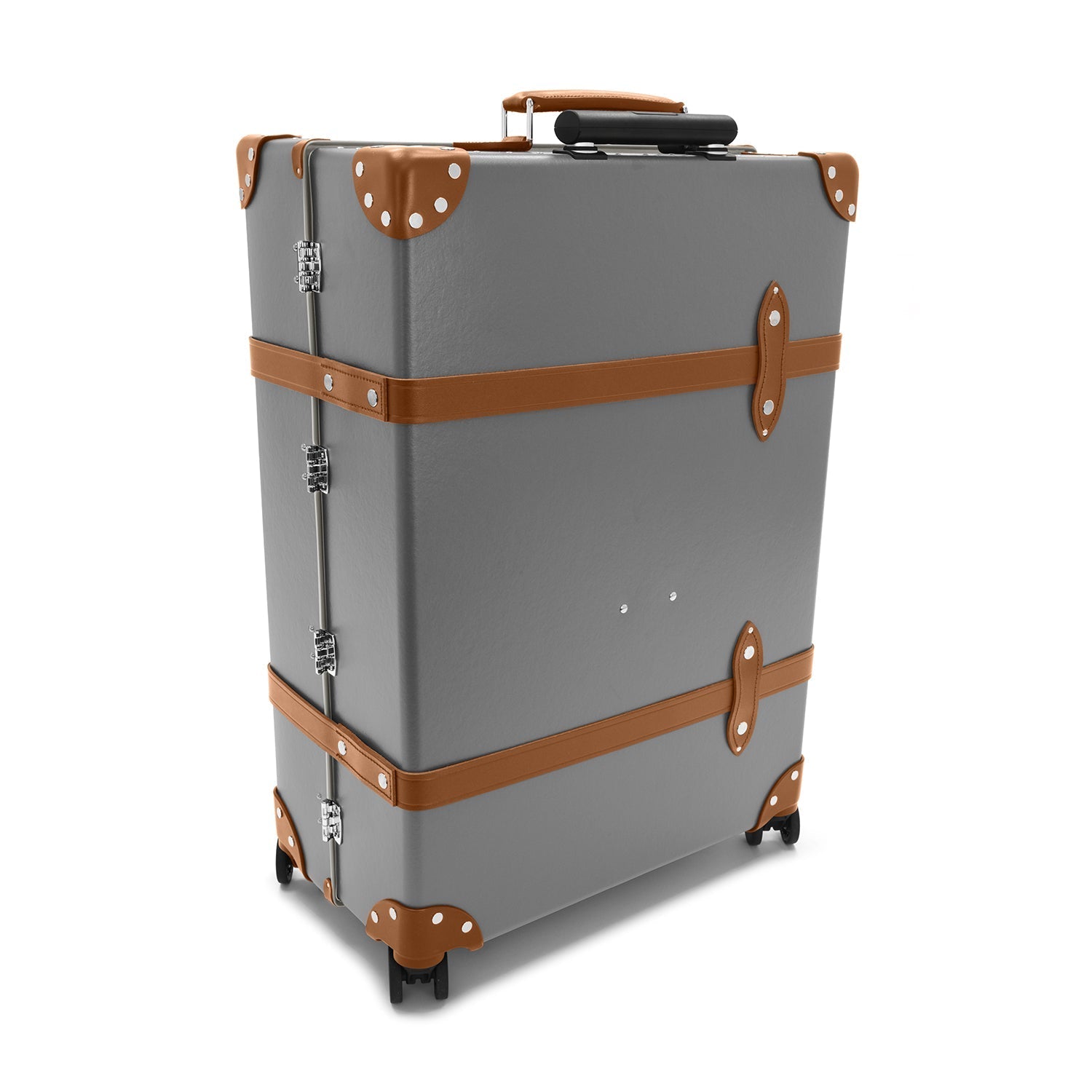 Centenary · Large Check-In - 4 Wheels | Grey/Caramel - GLOBE-TROTTER