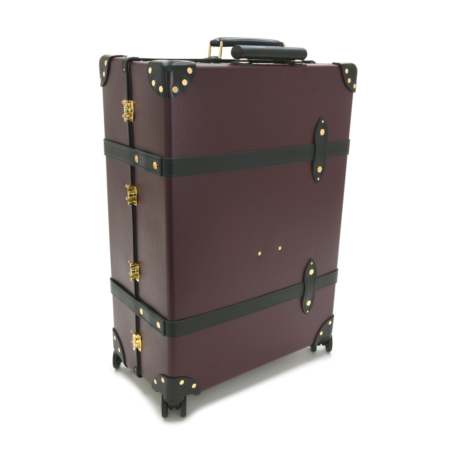 Centenary · Large Check-In - 4 Wheels | Oxblood/Black - GLOBE-TROTTER