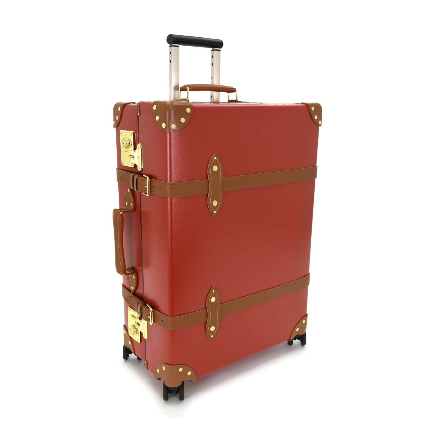 Centenary · Large Check-In - 4 Wheels | Red/Caramel - GLOBE-TROTTER