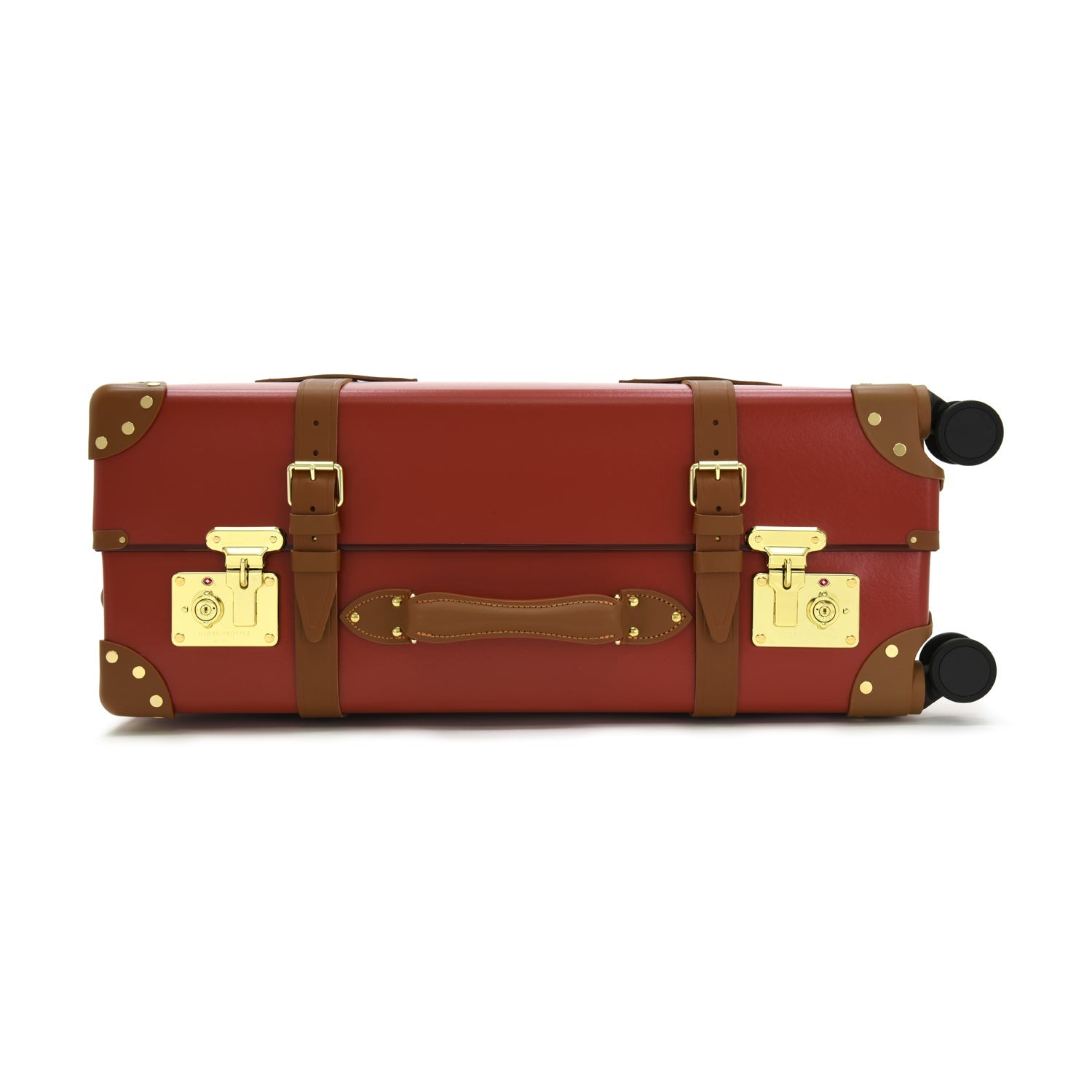 Centenary · Large Check-In - 4 Wheels | Red/Caramel - GLOBE-TROTTER