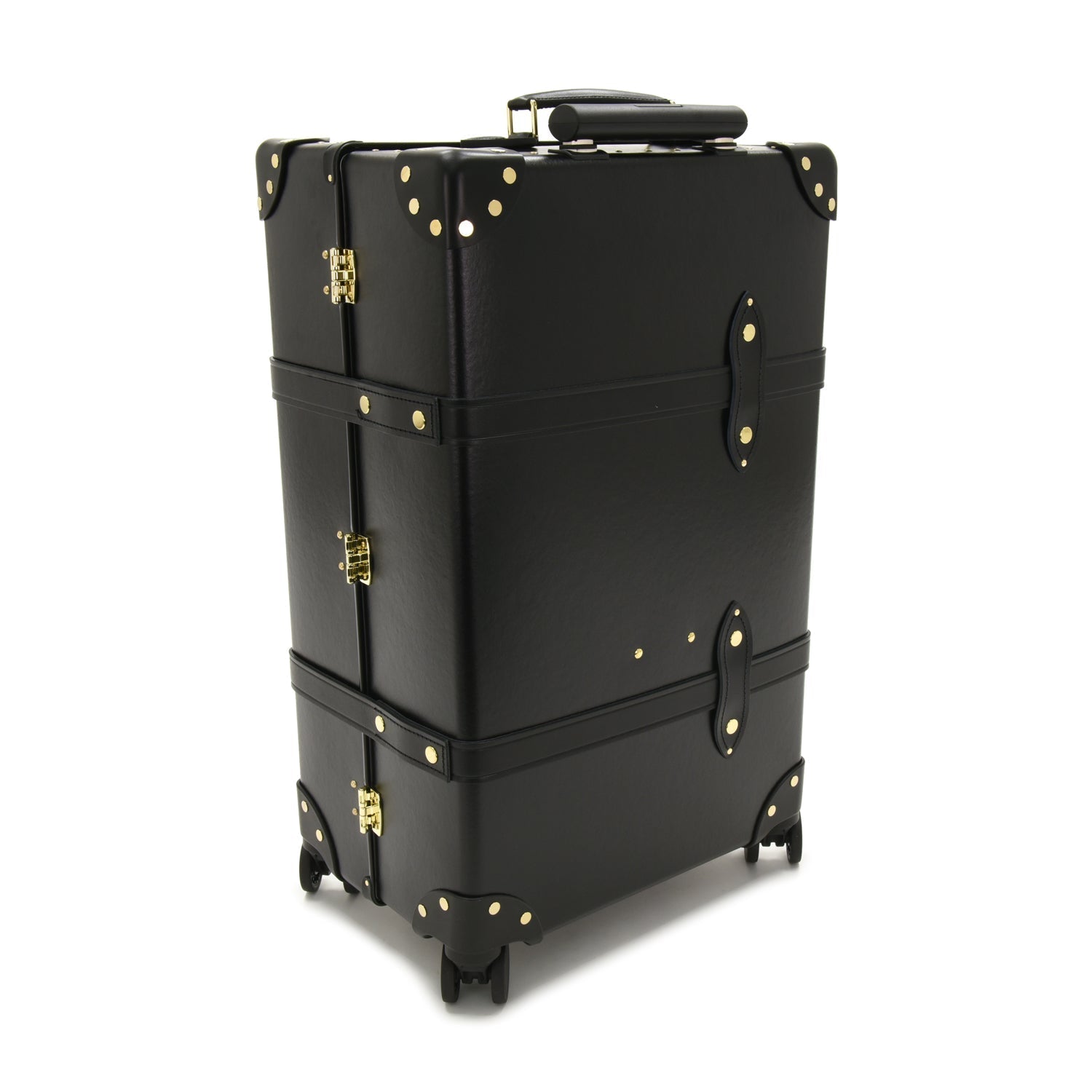 Centenary · Medium Check-In - 4 Wheels | Black/Black/Gold - GLOBE-TROTTER