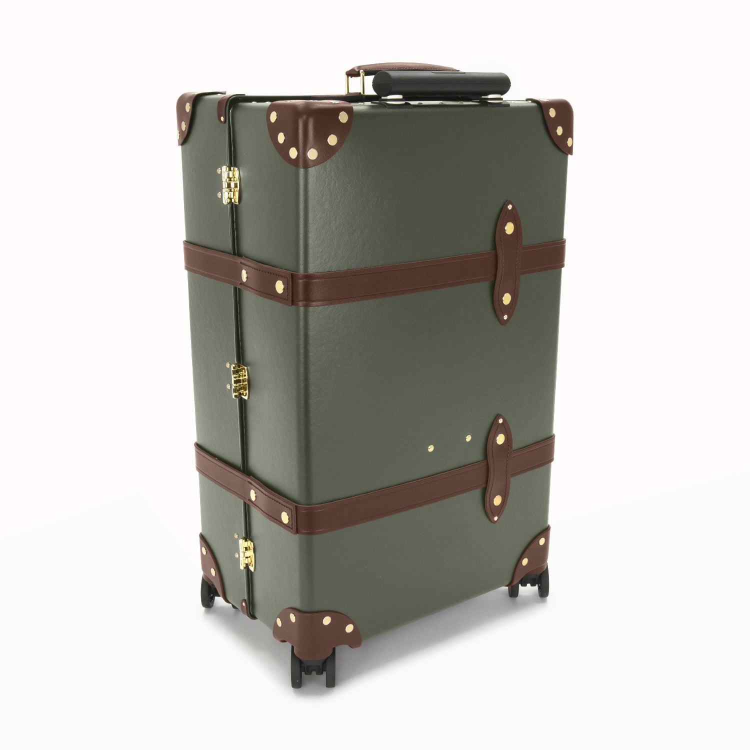 Centenary · Medium Check-In - 4 Wheels | Green/Brown - GLOBE-TROTTER