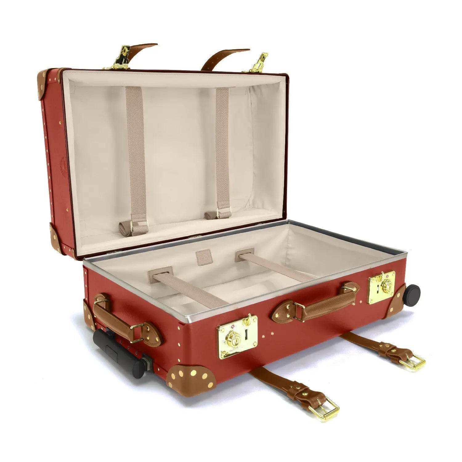 Centenary · Medium Check-In - 4 Wheels | Red/Caramel - GLOBE-TROTTER