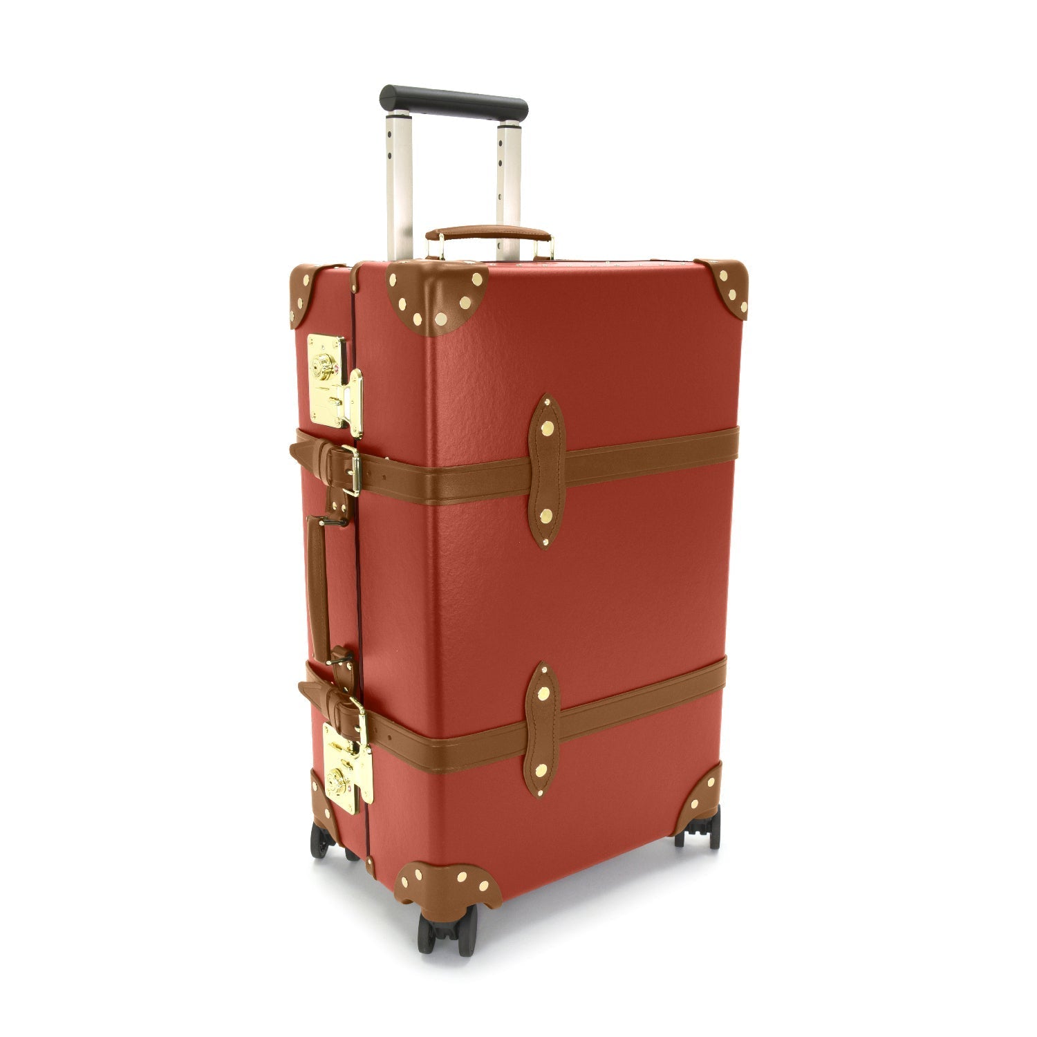 Centenary · Medium Check-In - 4 Wheels | Red/Caramel - GLOBE-TROTTER