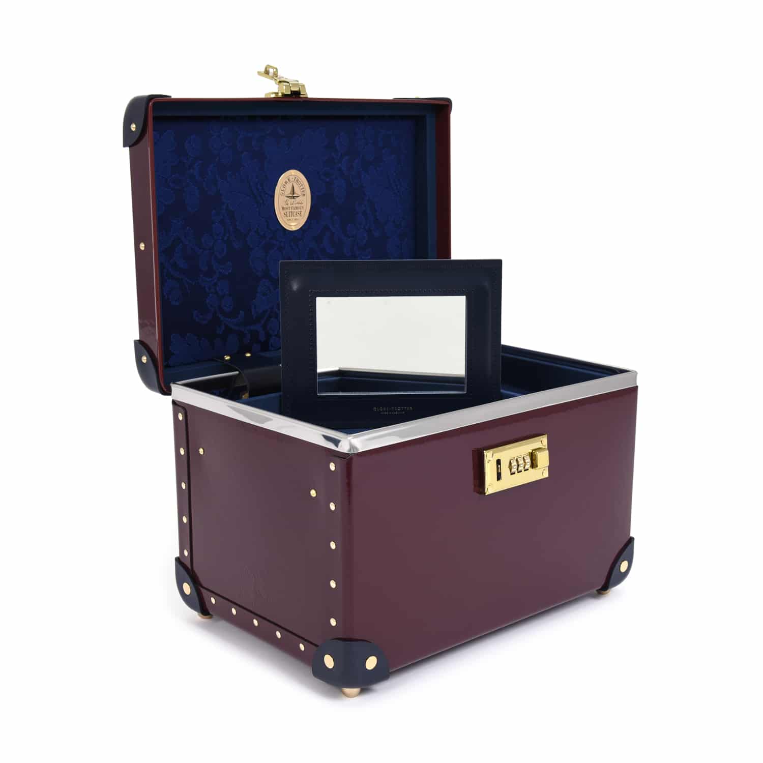 The Goring · Vanity Case | Burgundy/Navy - Outlet