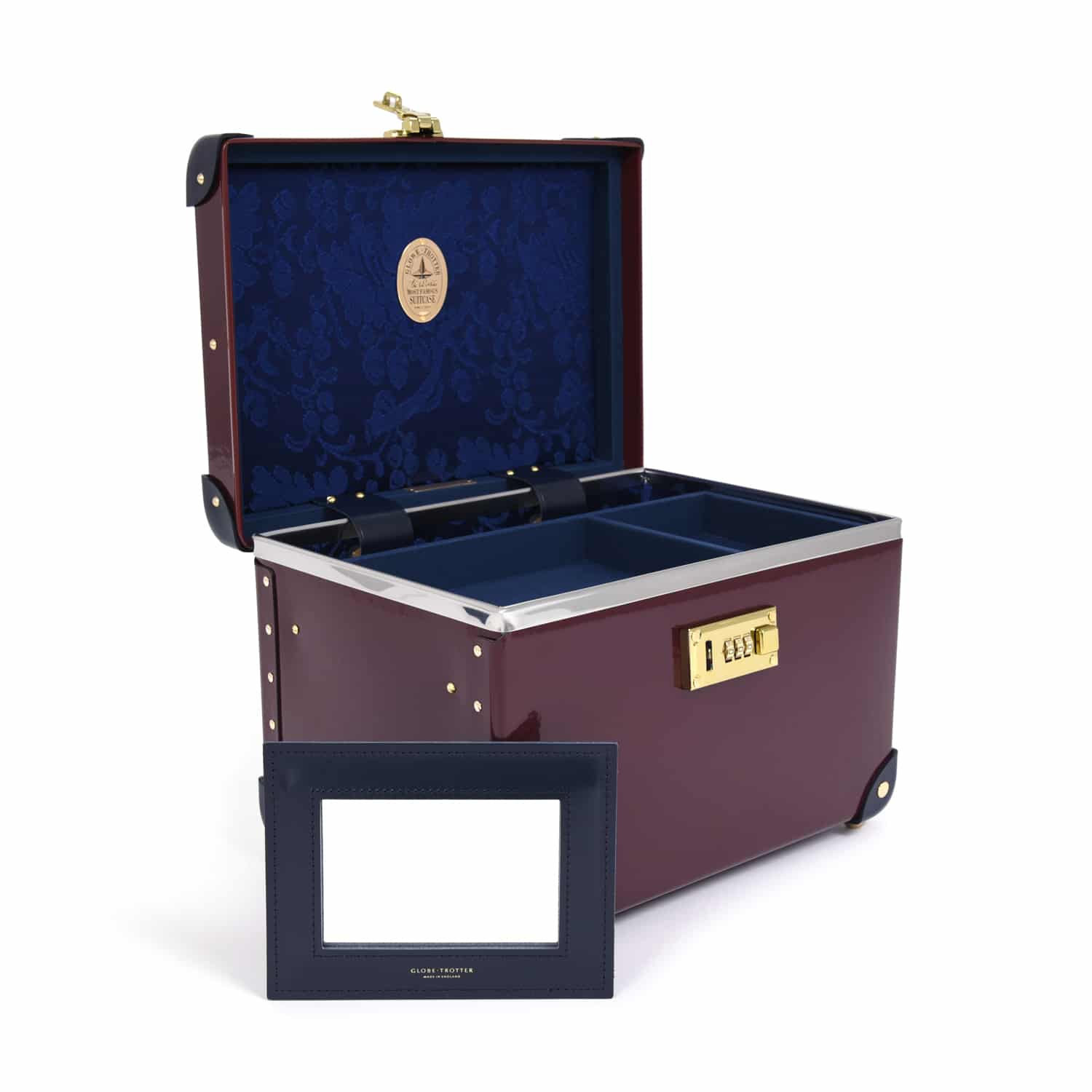 The Goring · Vanity Case | Burgundy/Navy - Outlet