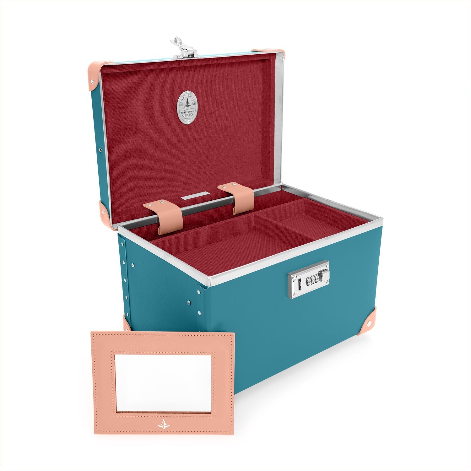 Pop · Vanity Case | Peacock Blue/Desert Rose - GLOBE-TROTTER