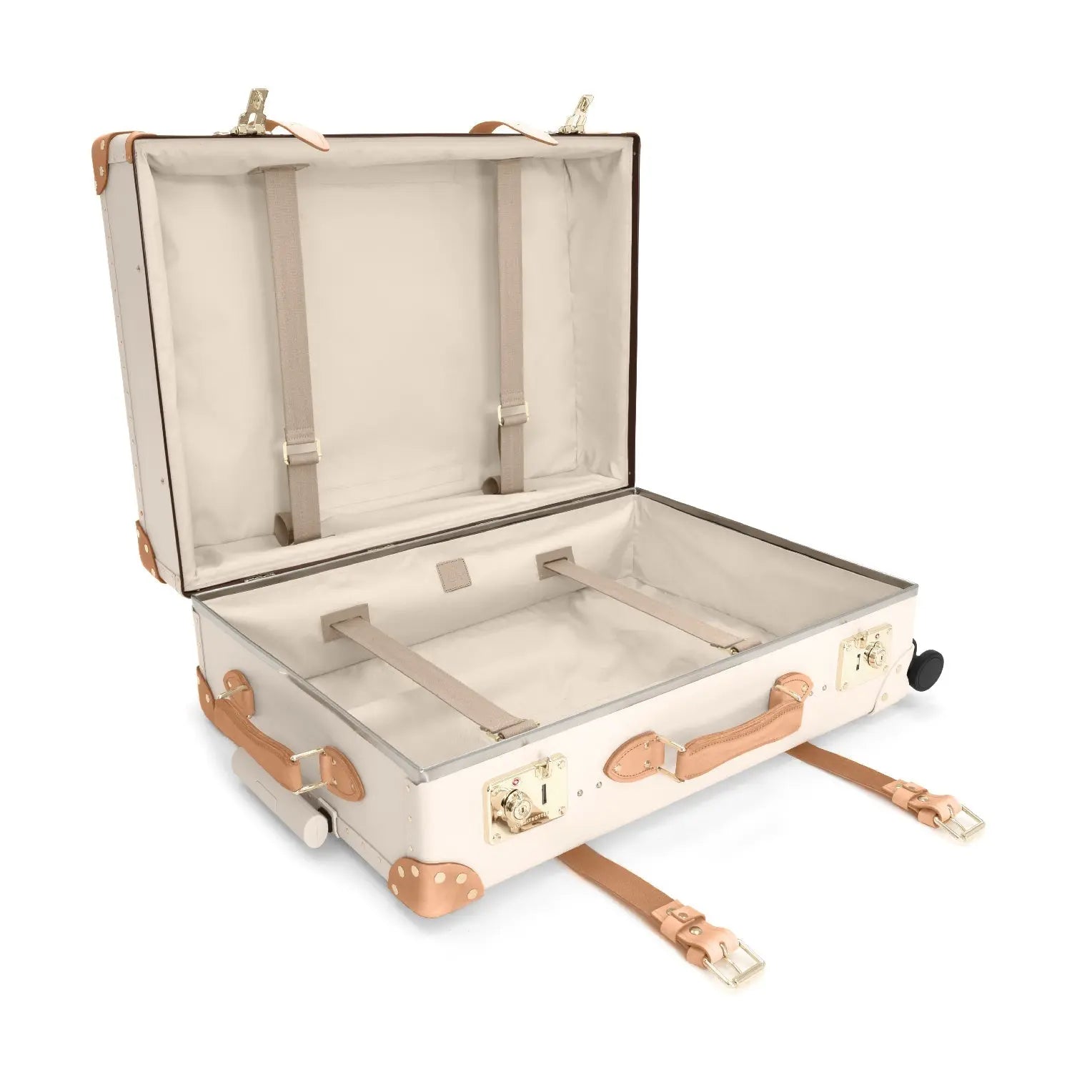 Safari · Large Check-In - 4 Wheels | Ivory/Natural - GLOBE-TROTTER