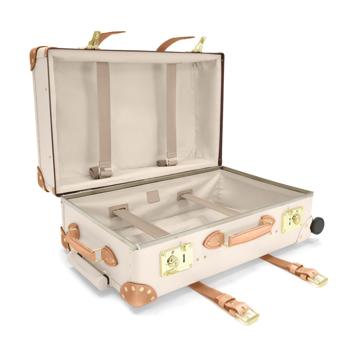 Safari · Medium Check-In - 4 Wheels | Ivory/Natural - GLOBE-TROTTER